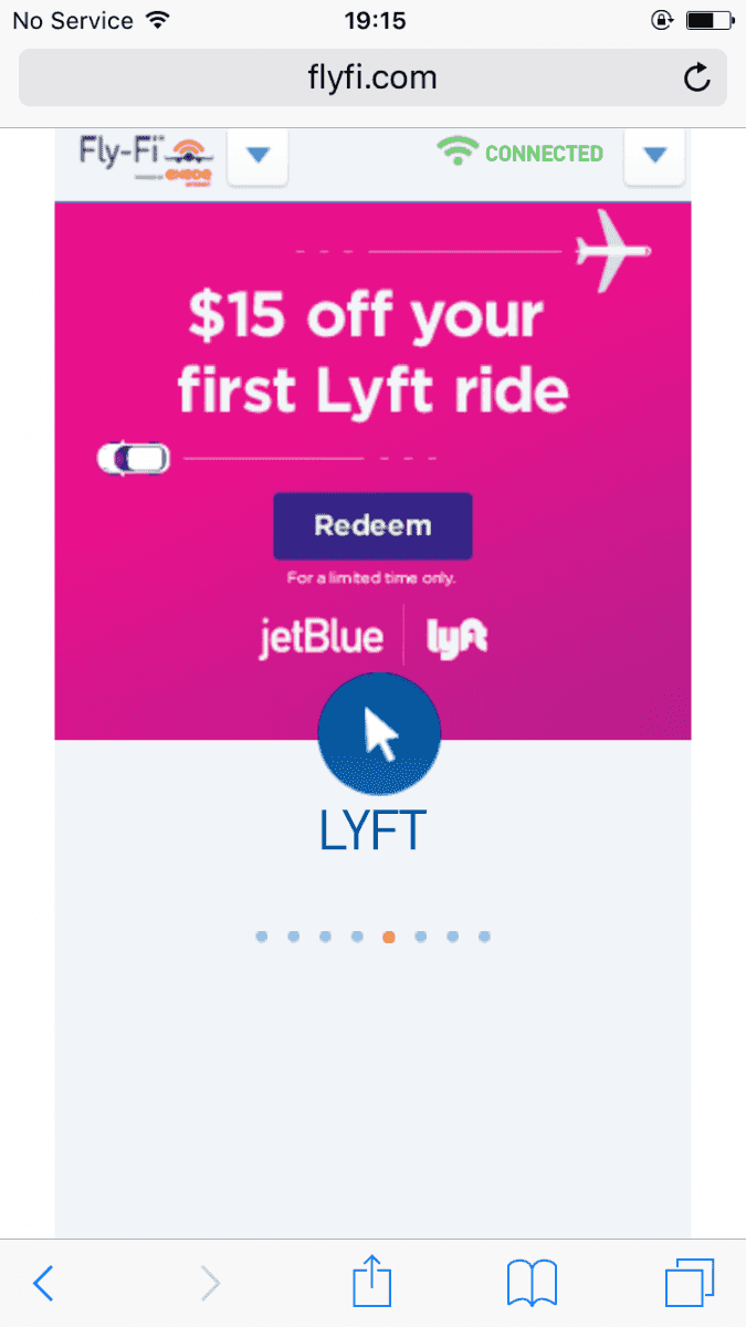 Fly-Fi, rychlý internet v letadlech jetBlue zdarma