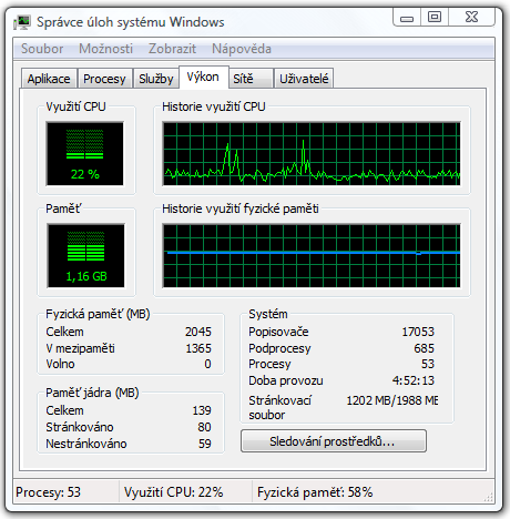 Kopírování není nijak náročné na hardware