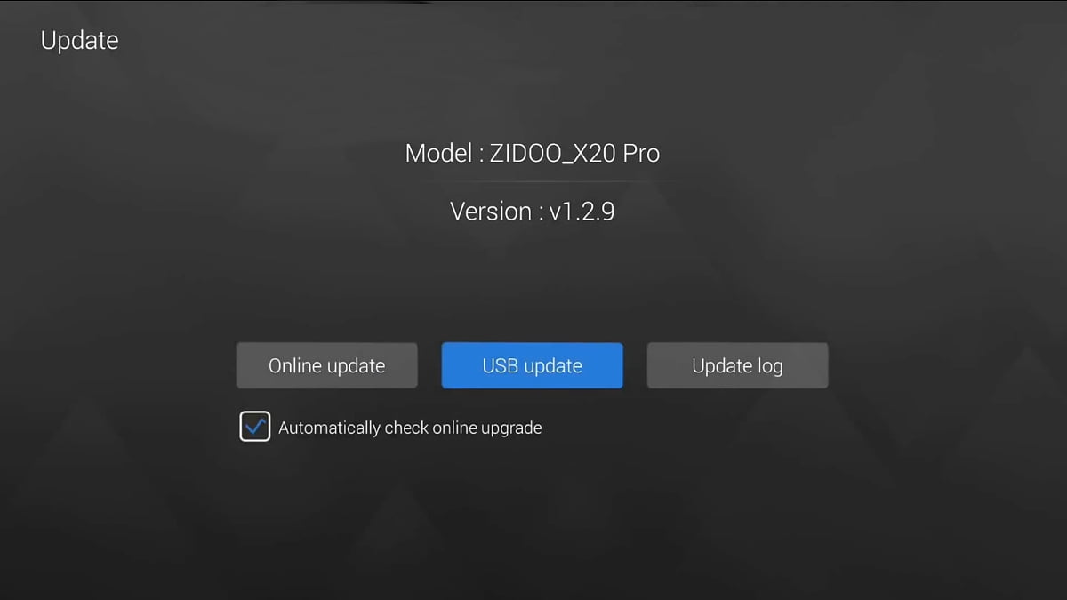 Zidoo X20 Pro - Síťová nastavení a ostatní nastavení