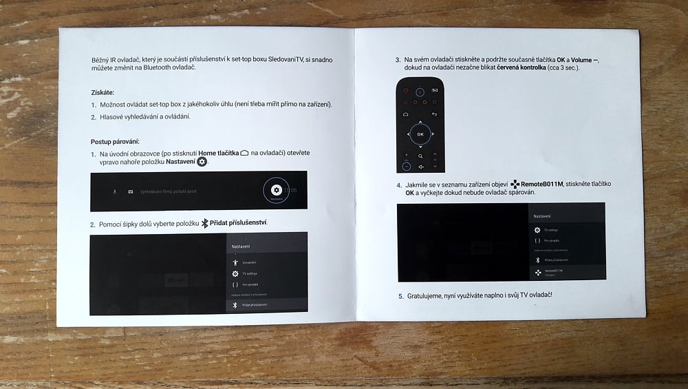 Box SledováníTV  návody