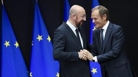 Náhledový obrázek - Michel převzal od Tuska vedení Evropské rady. Zdůraznil potřebu klimaticky odpovědné ekonomiky