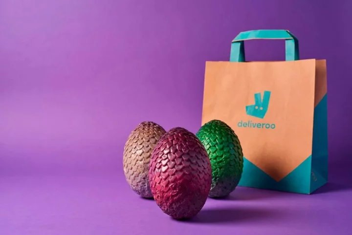 Speciální velikonoční vejce od Deliveroo