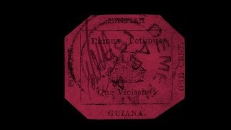 Britská Guyana 1 cent Magenta