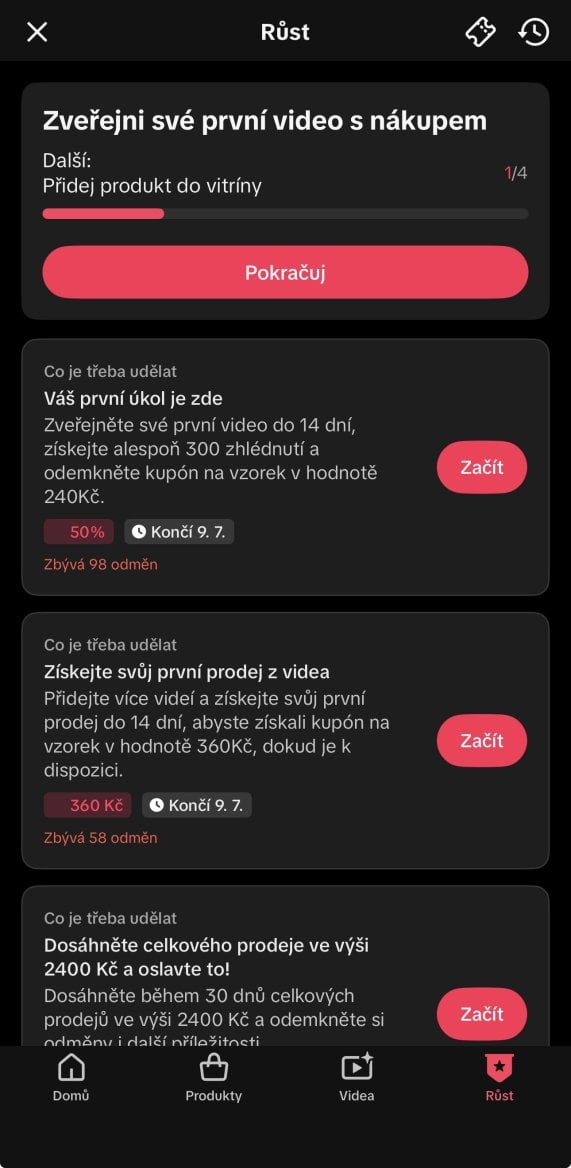 TikTok spustil v ČR Partnerský program pro svůj shop