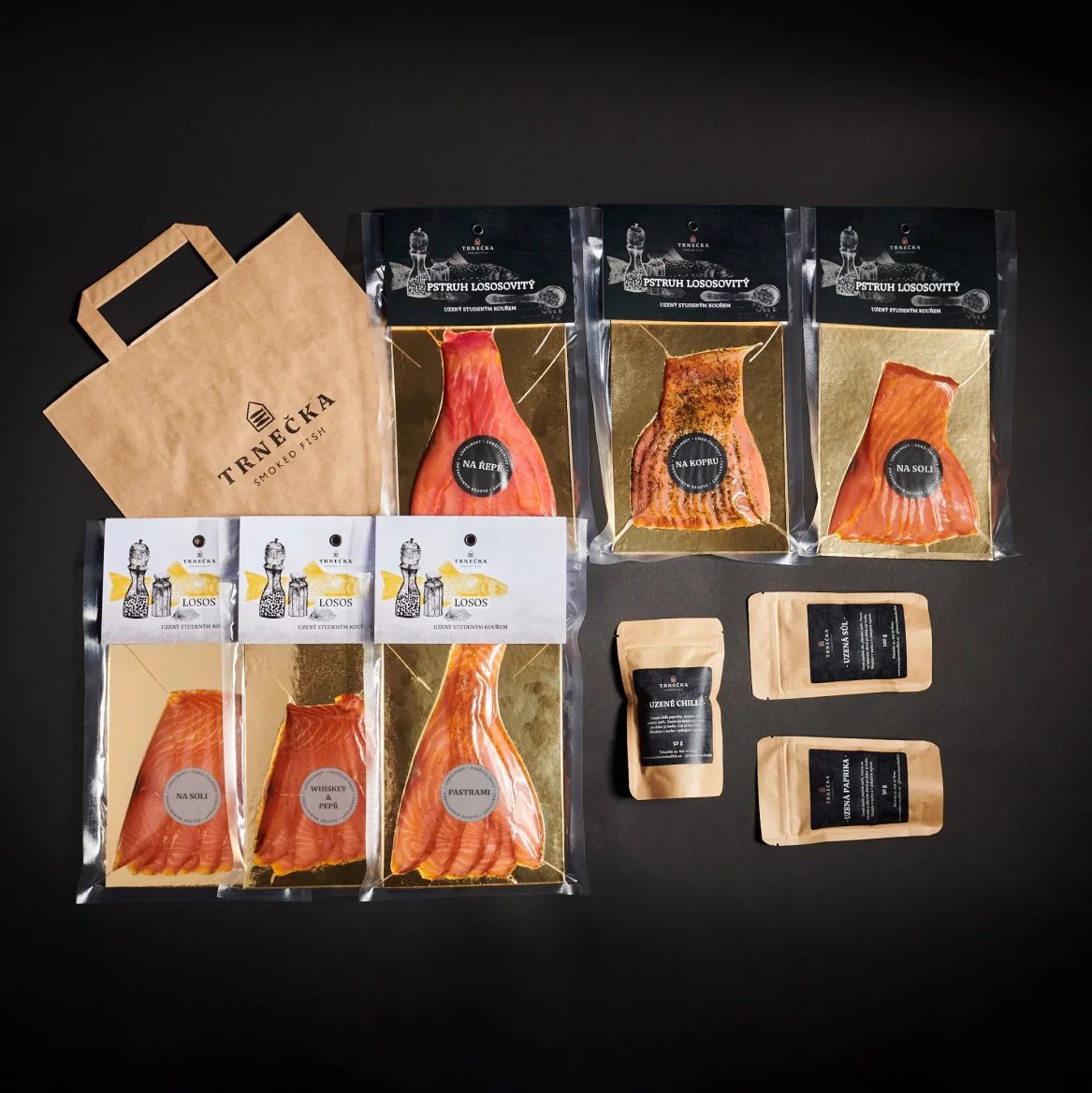Přehled produktů od Trnečka Smoked Fish