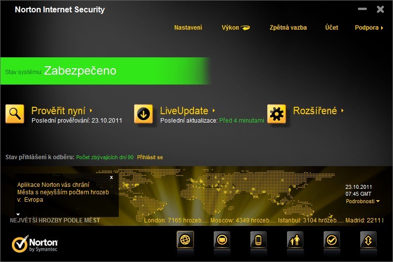 Norton Internet Security 2012 a Norton AntiVirus 2012