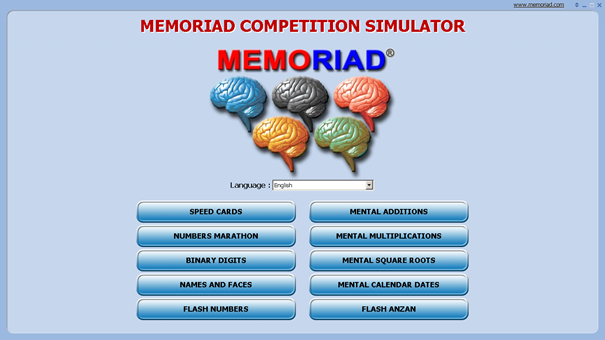 Memoriad Competition Simulator vás připraví na MEMORIAD olympiádu