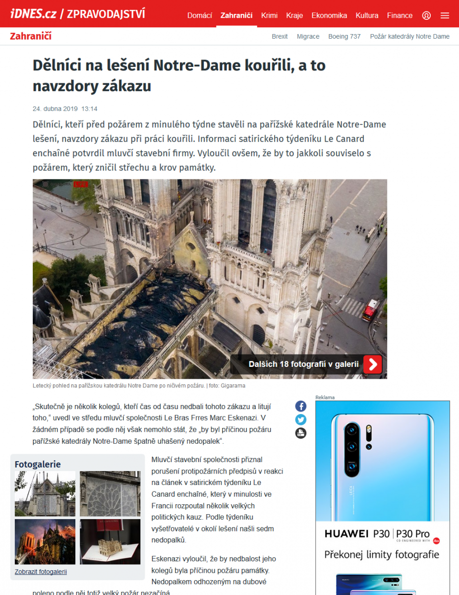 Detail článku v nově podobě iDNES.cz