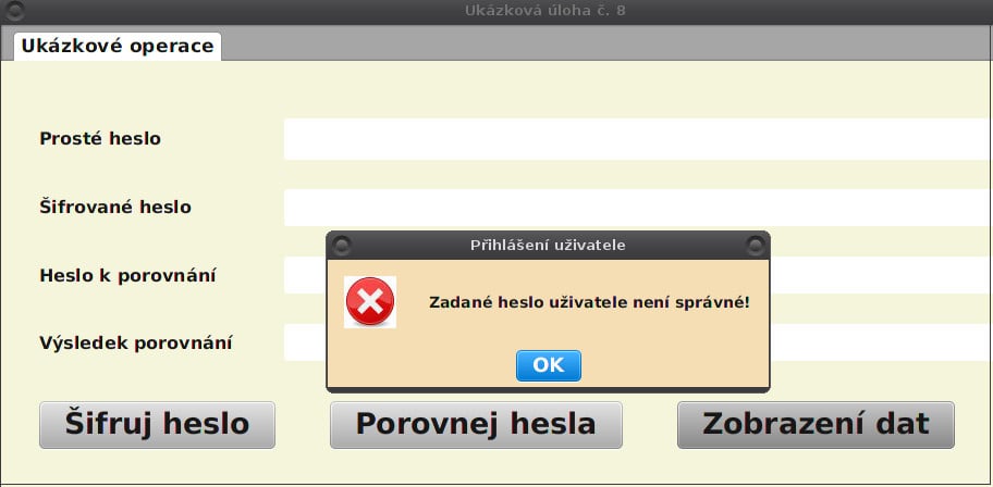 JavaFX: připojení a zobrazení dat s šifrovaným heslem