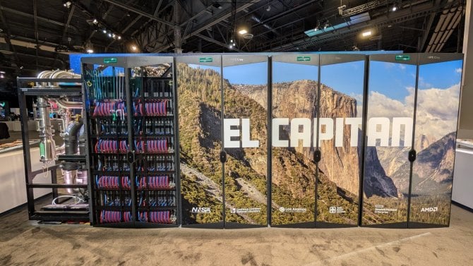 Superpočítač El Capitan od Hewlett Packard Enterprise (HPE)