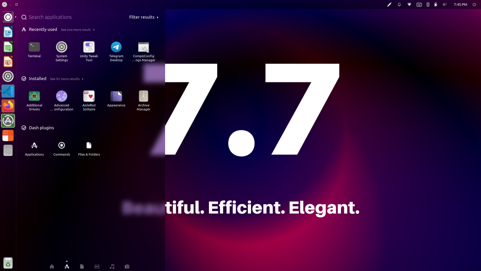 Unity 7.7