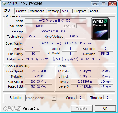 AMD Phenom II X4 970 BE