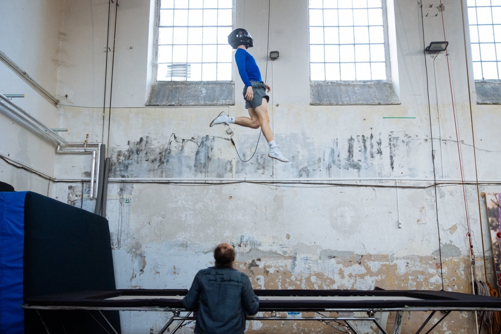 Zkoušky Cirku La Putyka na představení St.art