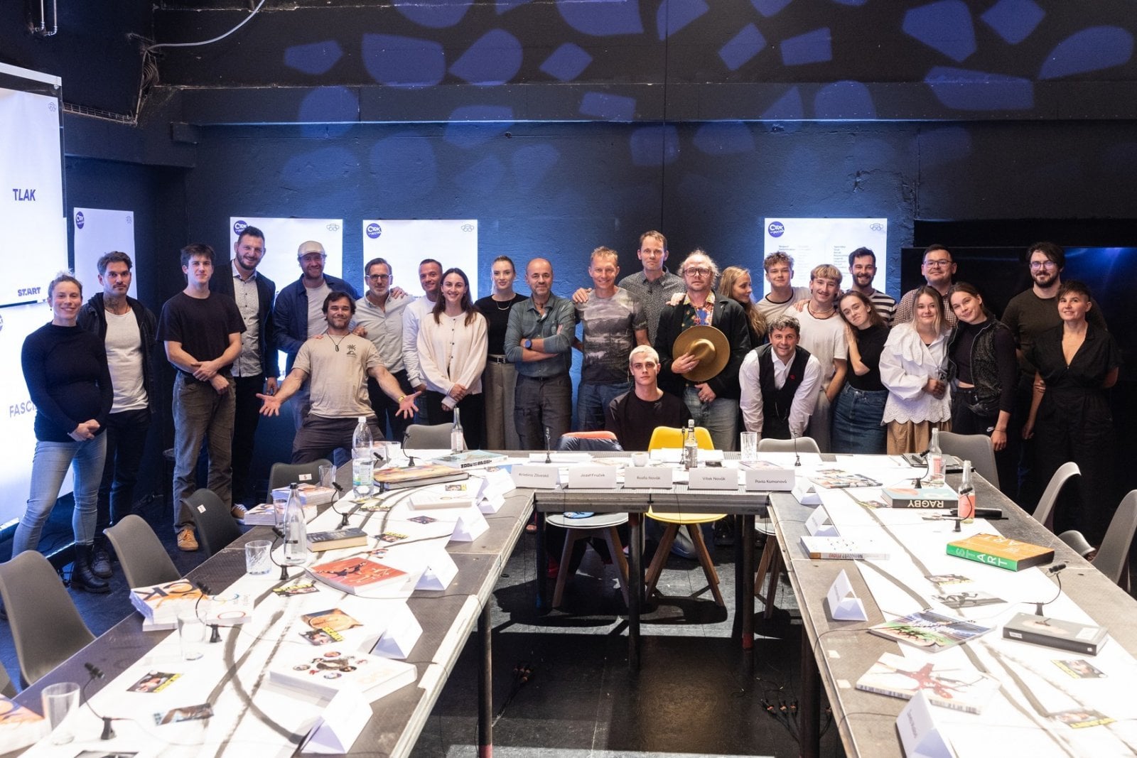 Zkoušky Cirku La Putyka na představení St.art