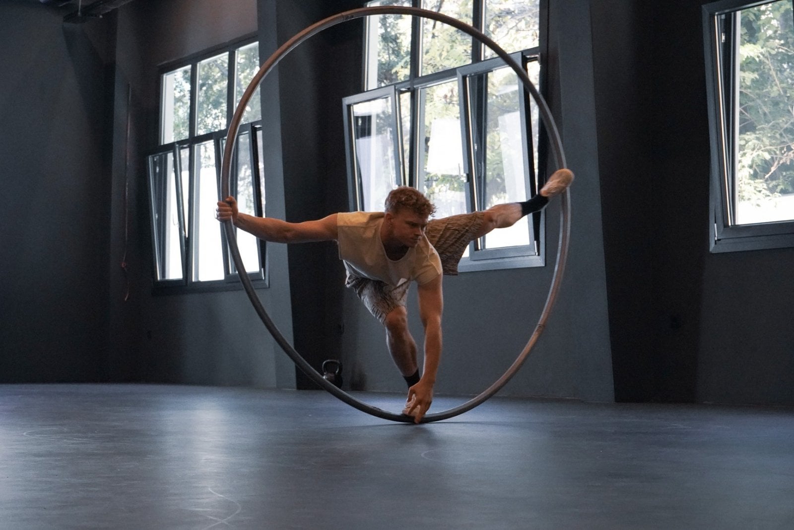 Zkoušky Cirku La Putyka na představení St.art