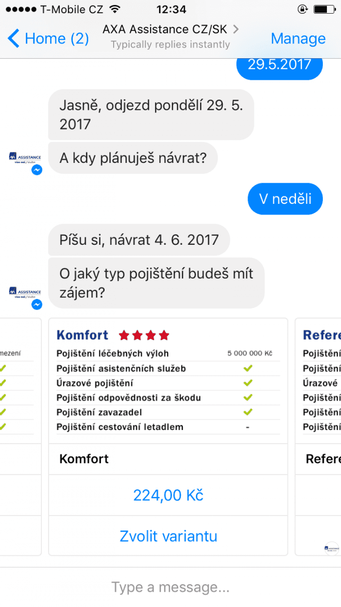 Chatbot AXA Assistance