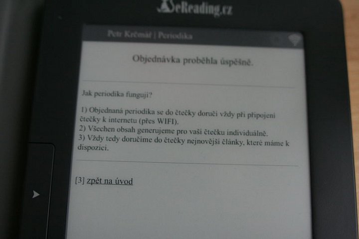 Čtečka eReading Second Edition