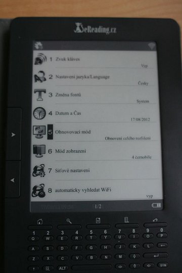 Čtečka eReading Second Edition
