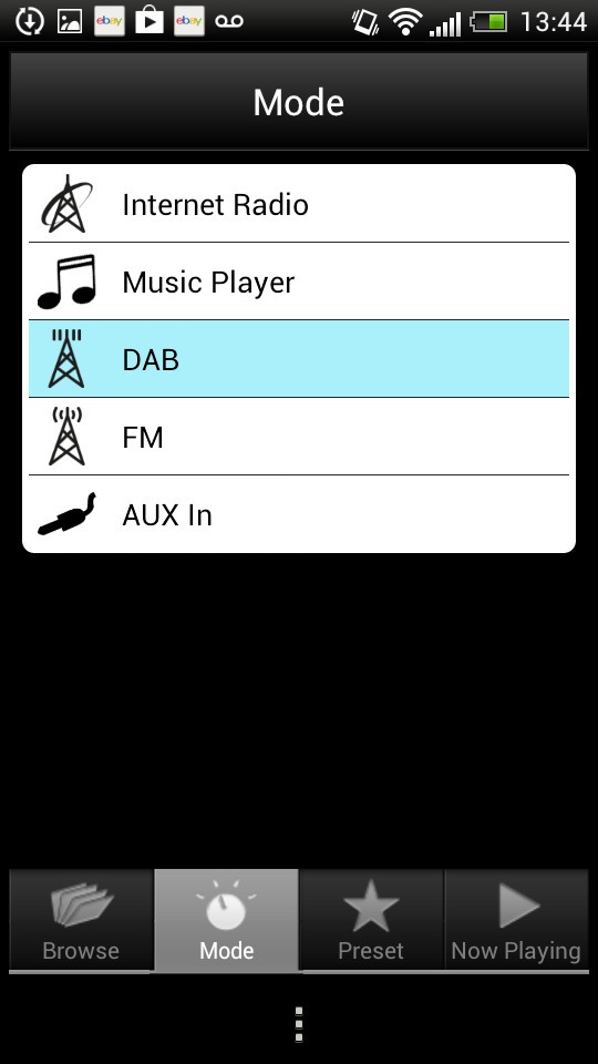 Náhledy z aplikace iSangean