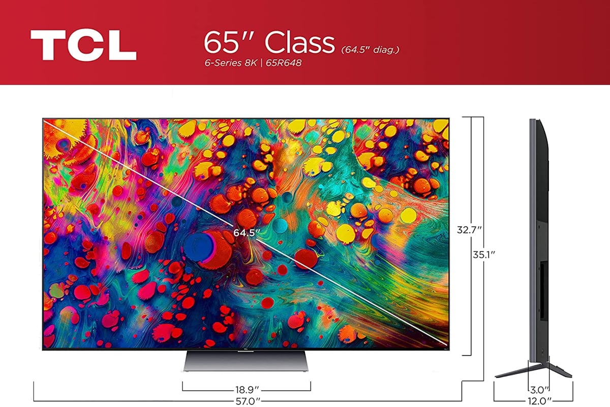 8K Mini-LED TV TCL s Roku OS