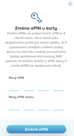 Nastavení ePIN v internetovém bankovnictví pro platební karty Banky CREDITAS. Vyžadováno pro platby na internetu v režimu 3D Secure. (26. 10. 2025)