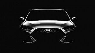 Náhledový obrázek - Hyundai ukázal nový Veloster ještě před premiérou. Nesymetrické dveře zůstanou