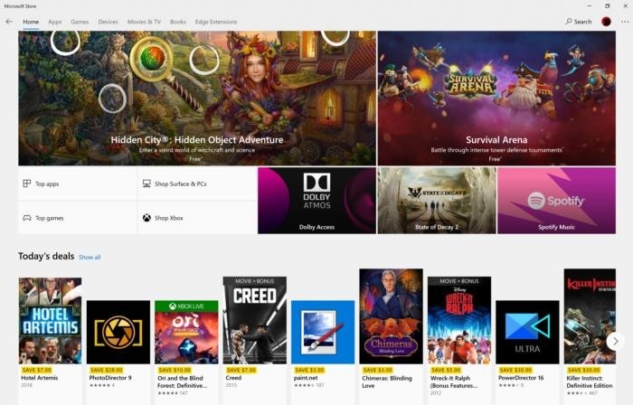 Aplikace Microsoft Store je něco jako iTunes od Microsoftu. Najdete zde aplikace, hry i videa.