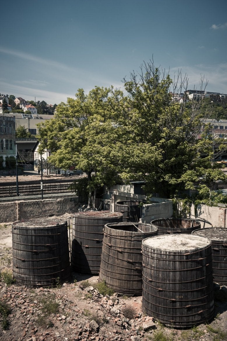 Historické fotky Lihovaru Smíchov