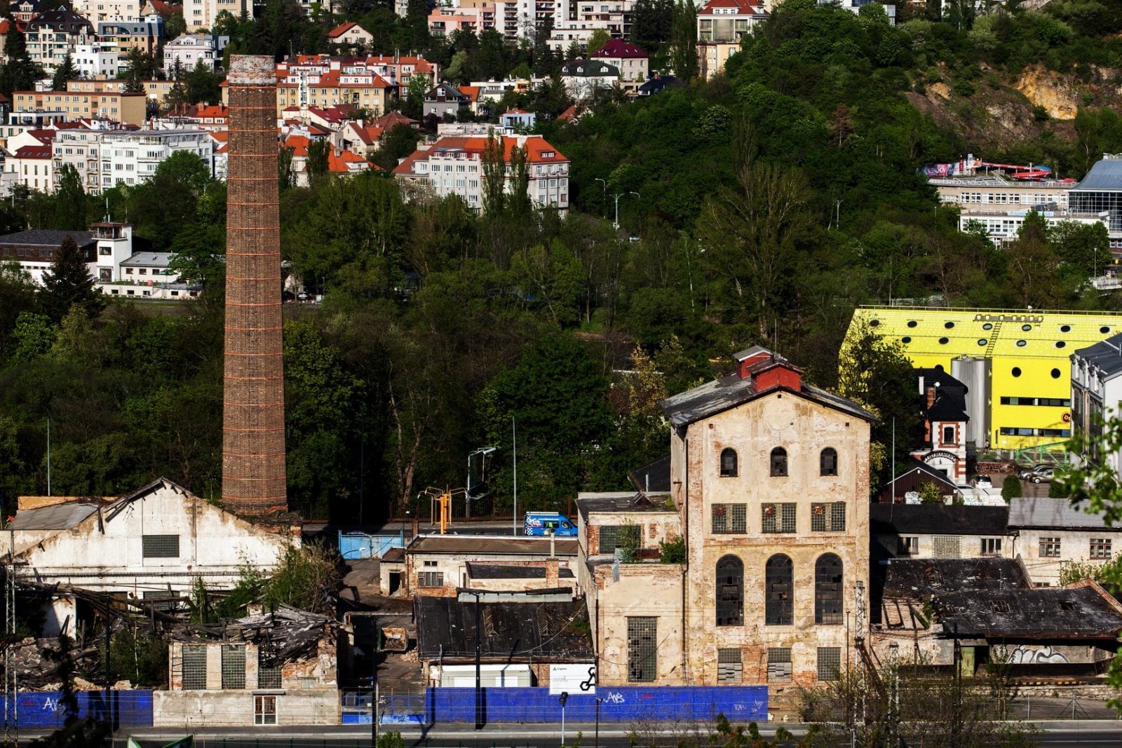 Historické fotky Lihovaru Smíchov