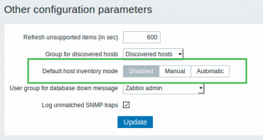 Zabbix 3.0 general other