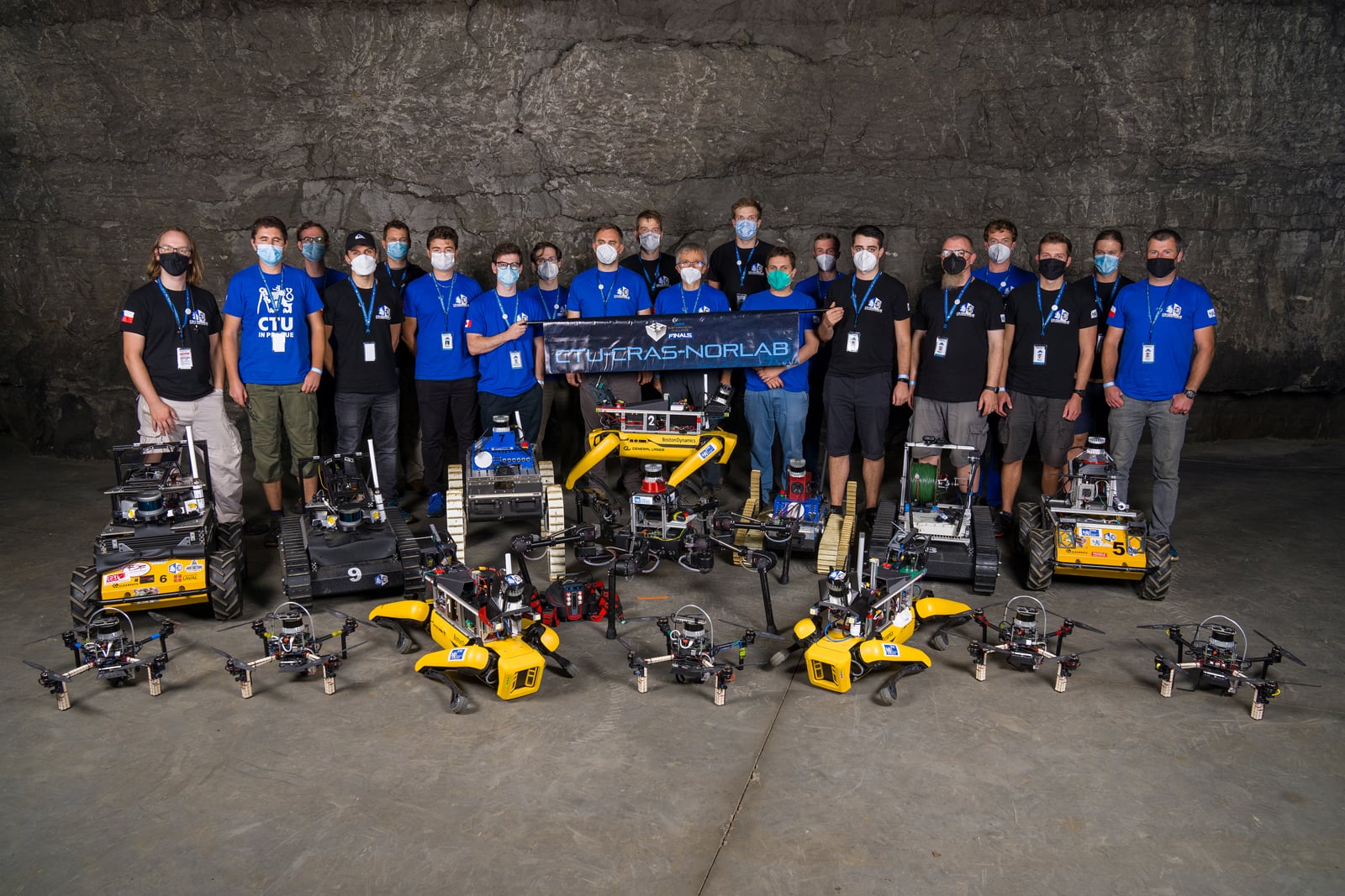 ČVUT na DARPA Subterranean Challenge 2021