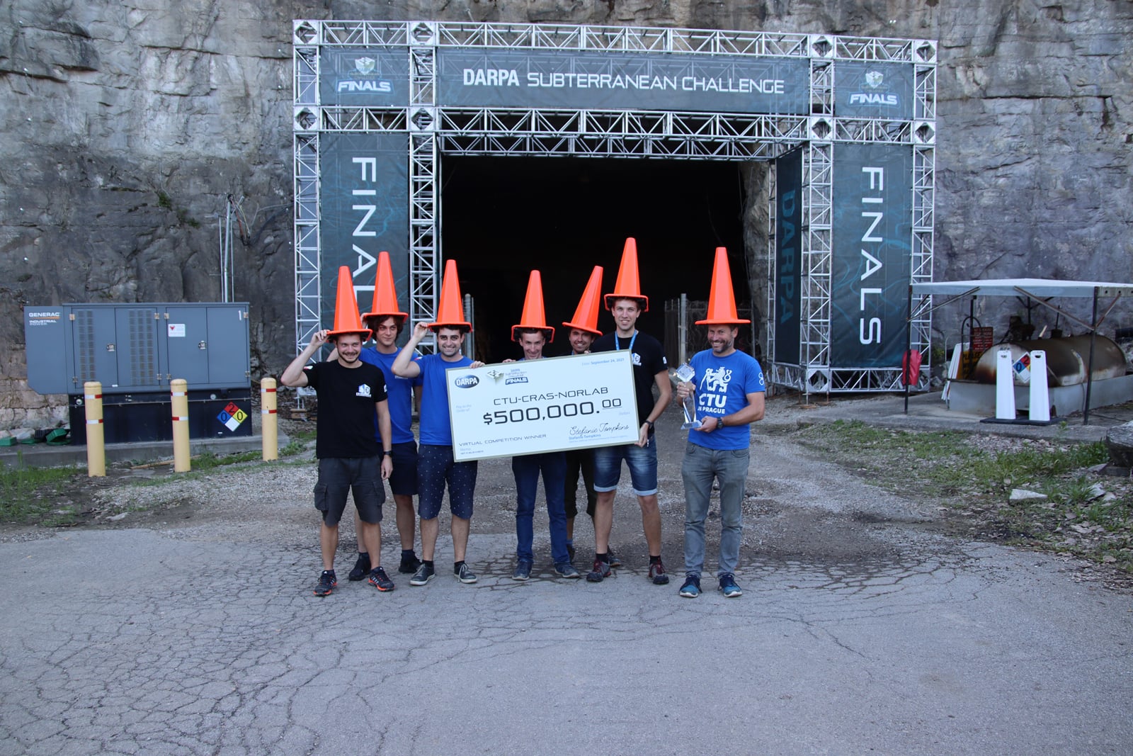 ČVUT na DARPA Subterranean Challenge 2021