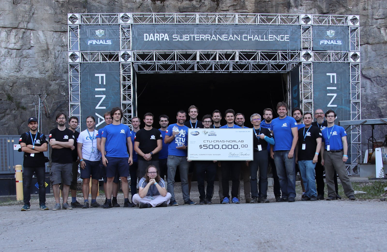 ČVUT na DARPA Subterranean Challenge 2021