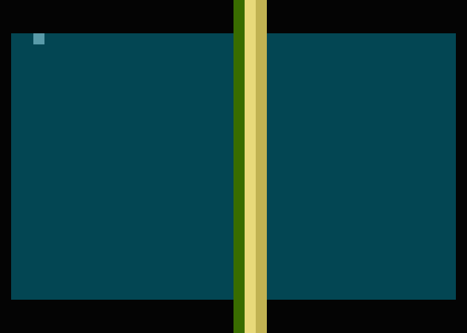 Dva překrývající se hráči, GPRIOR=32 (multicolor).