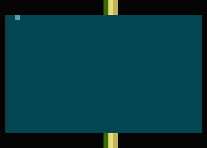 Dva překrývající se hráči, GPRIOR=37 (multicolor+změna priorit).