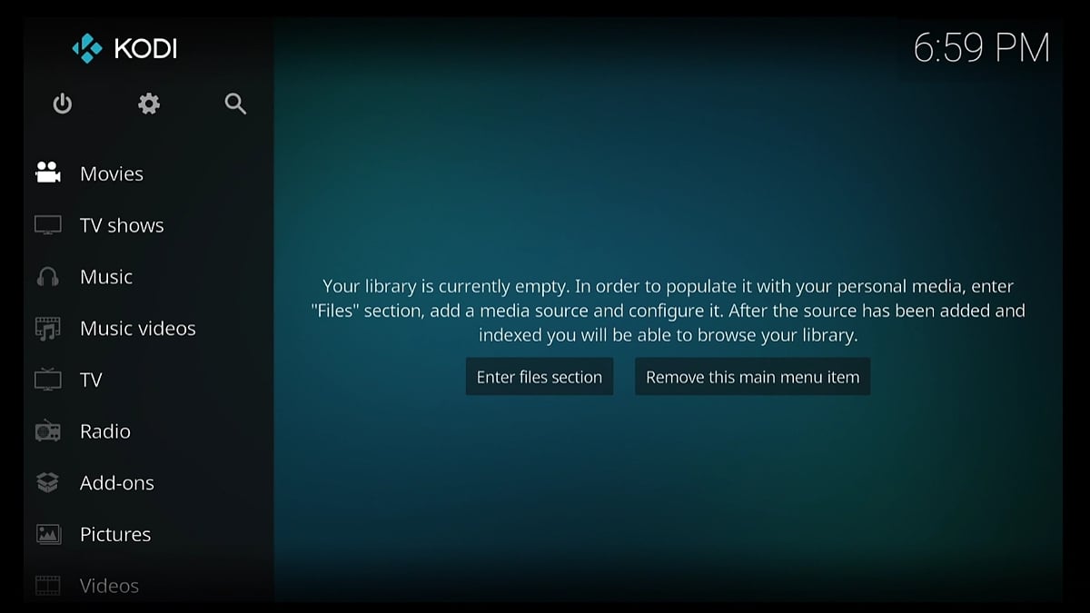 Kodi (nutno nainstalovat)