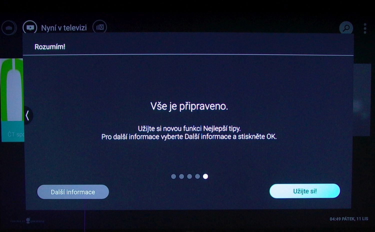 Philips 65PUS7601 - dorazila aktualizace