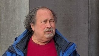 Richard Matthew Stallman po přednášce v Liberci