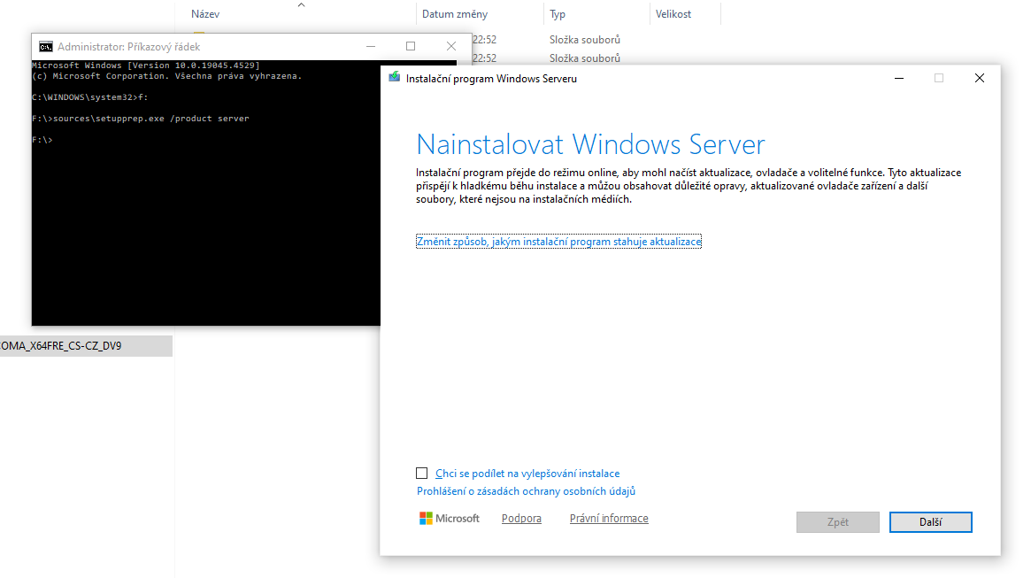 Postup upgradu nepodporovaného počítače na aktuální verzi Windows 11