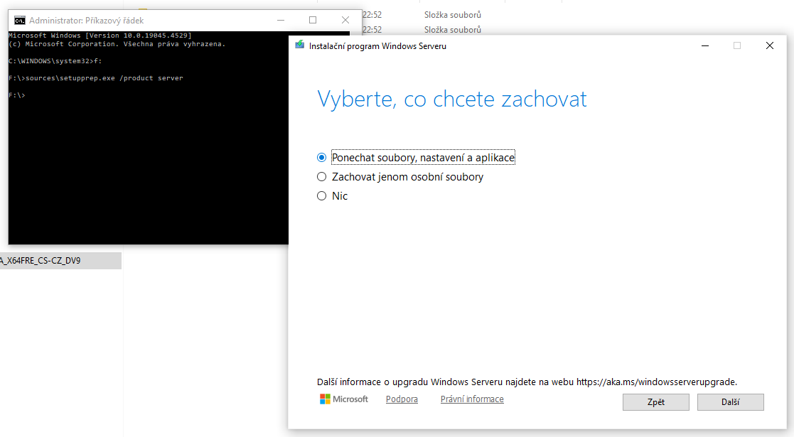 Postup upgradu nepodporovaného počítače na aktuální verzi Windows 11
