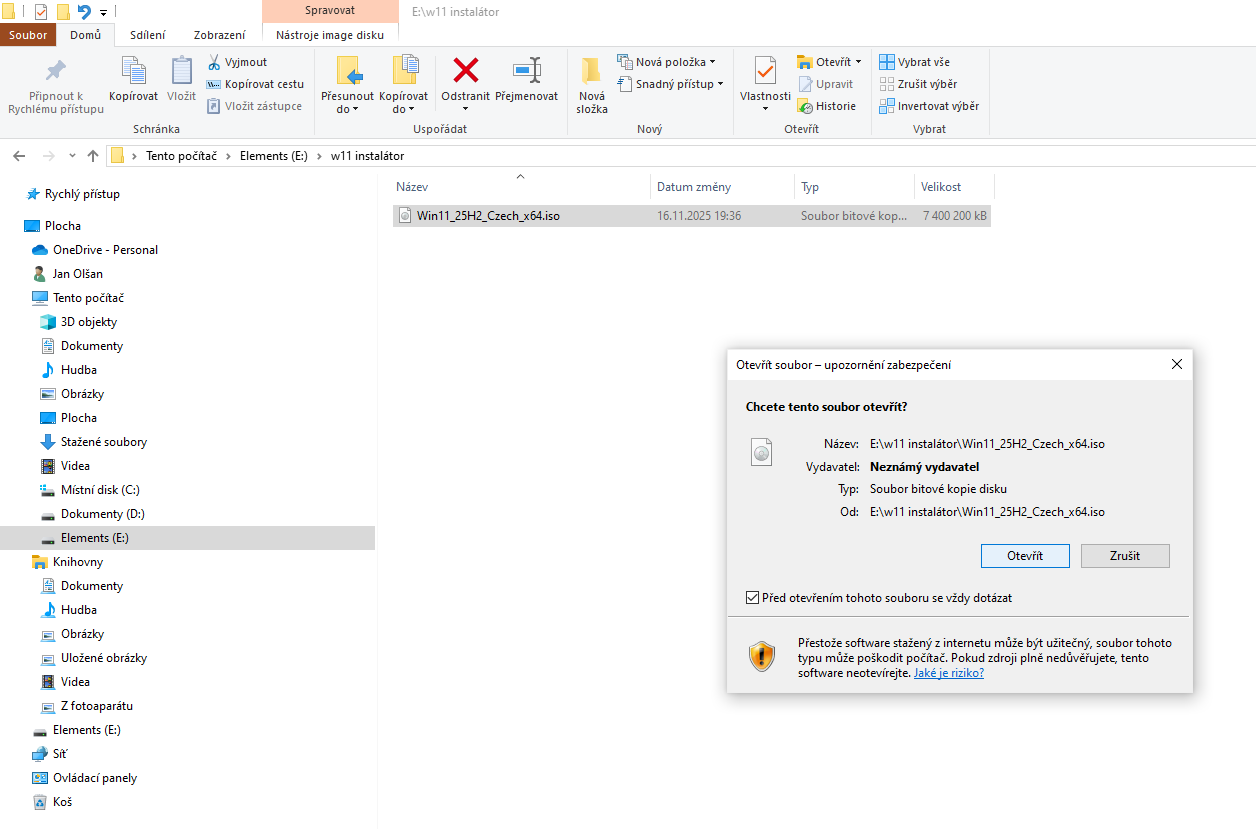 Postup upgradu nepodporovaného počítače na aktuální verzi Windows 11
