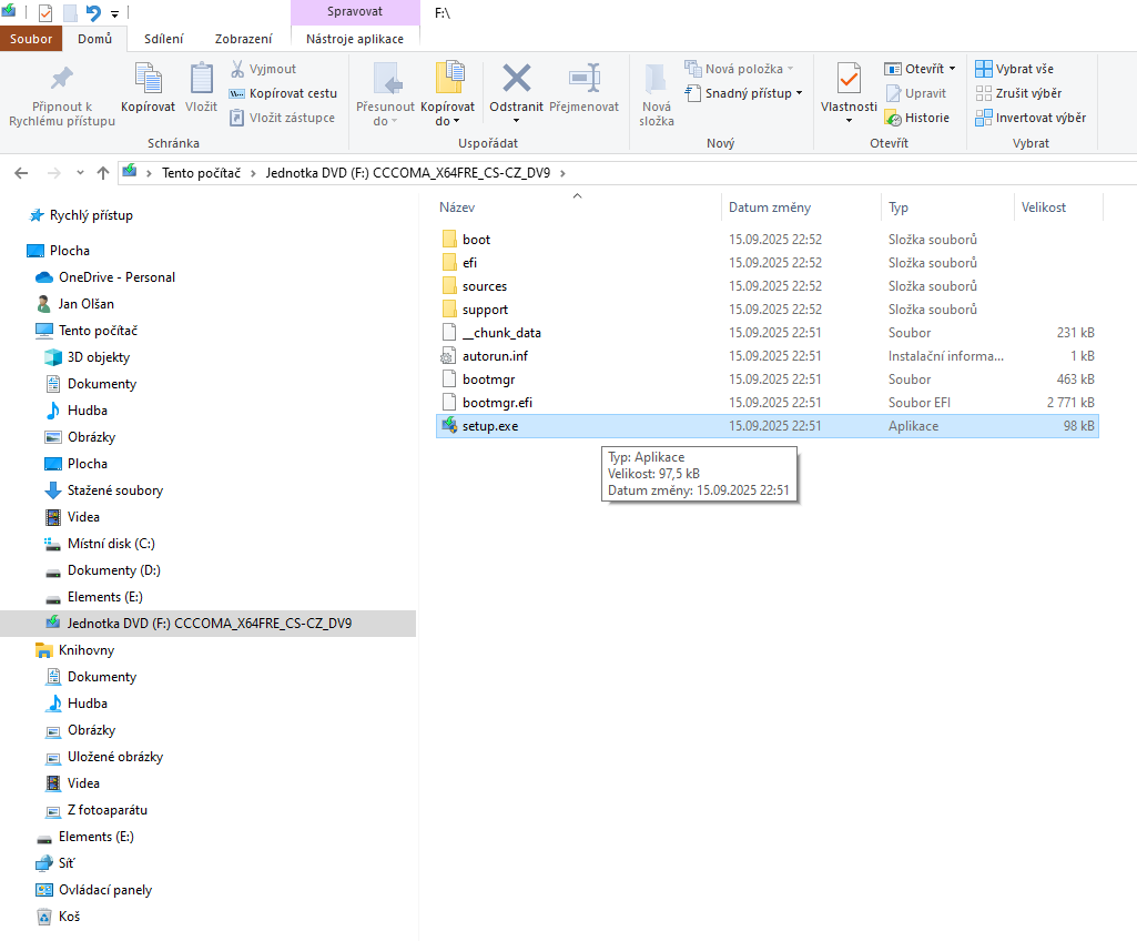 Postup upgradu nepodporovaného počítače na aktuální verzi Windows 11