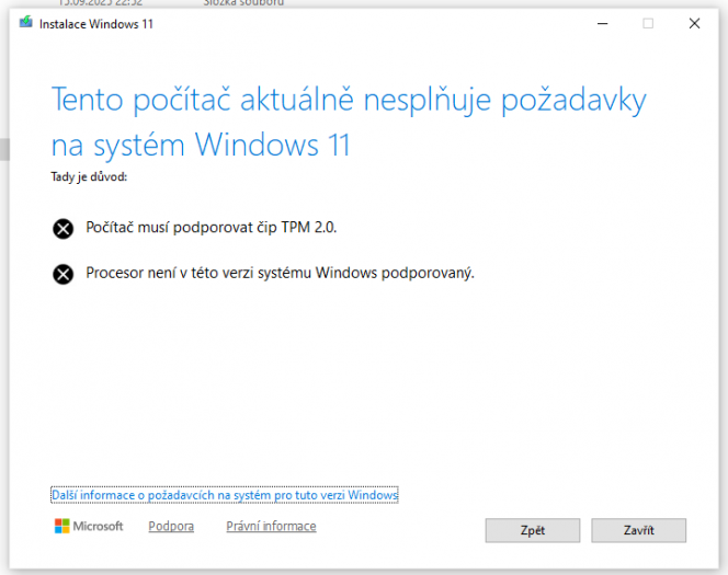 Autor: Jan Olšan Postup upgradu nepodporovaného počítače na aktuální verzi Windows 11