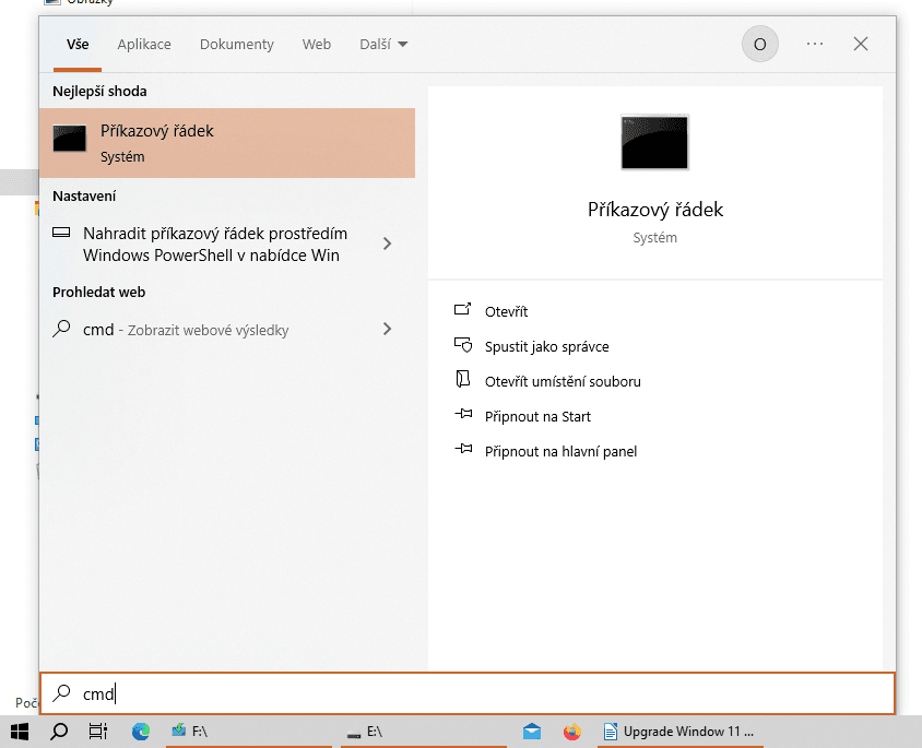 Postup upgradu nepodporovaného počítače na aktuální verzi Windows 11
