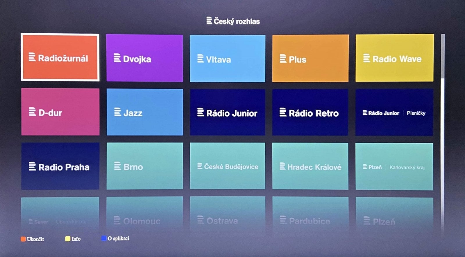 Aplikace ve Vodafone TV