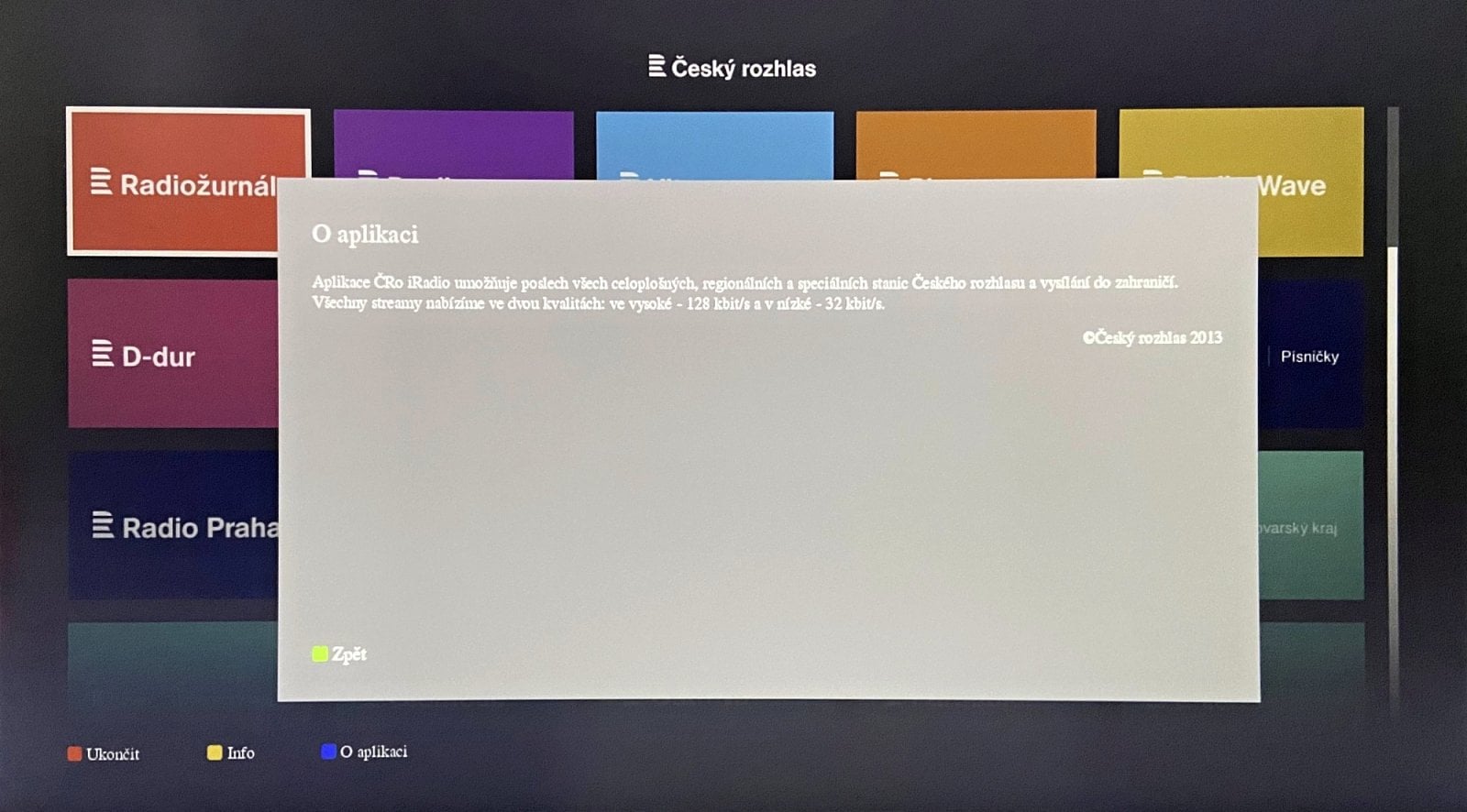 Aplikace ve Vodafone TV