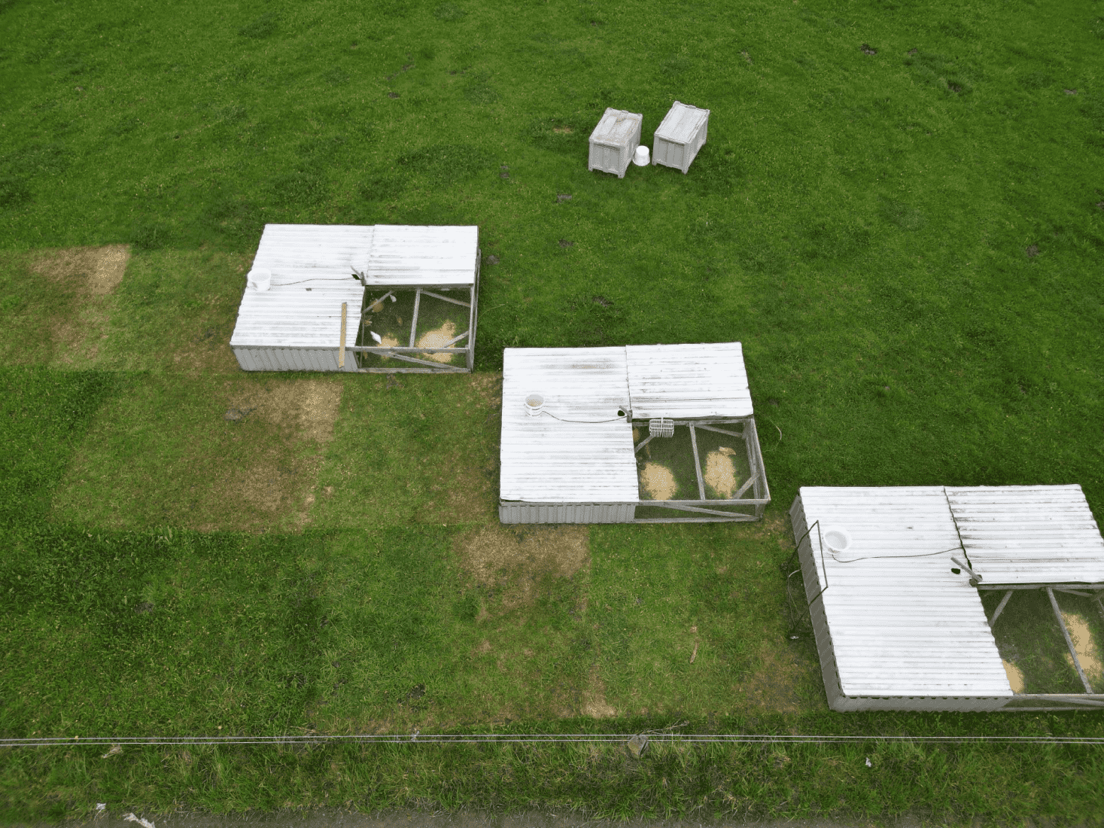 Mobilní přístřešky pro kuřata