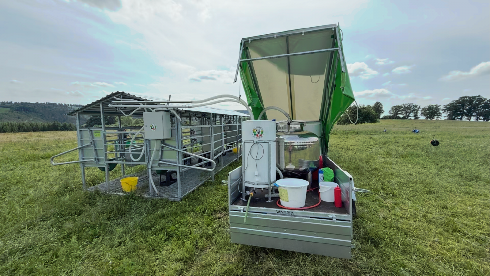 Mobilní dojičky krav