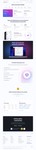 Nový web MONETA Money Bank po redesignu od 1. 7. 2024.