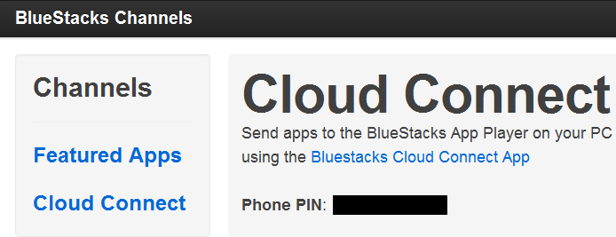 Bluestacks PIN